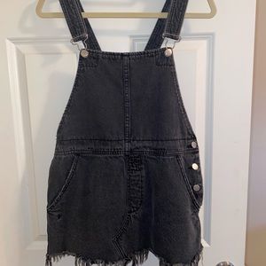 Overall denim dress